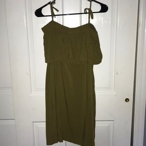 Off the shoulder shift dress